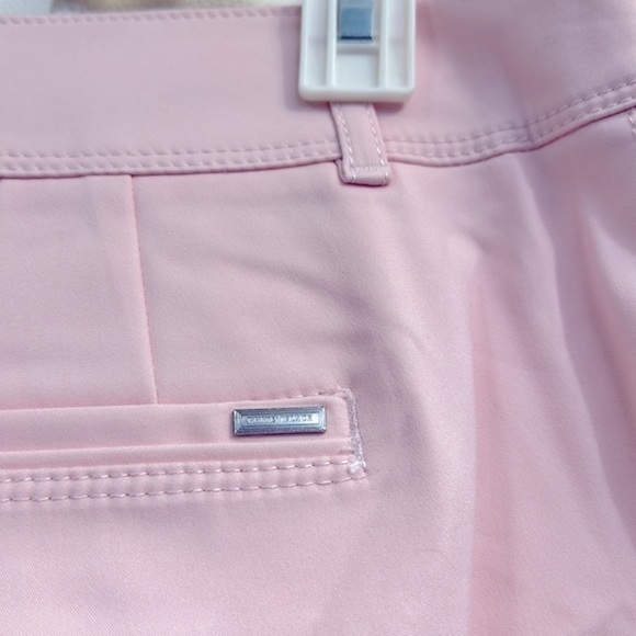 NWT Women’s White House Black Market Pink Perfect Form Contour Slim Ankle Pants - Picture 7 of 10